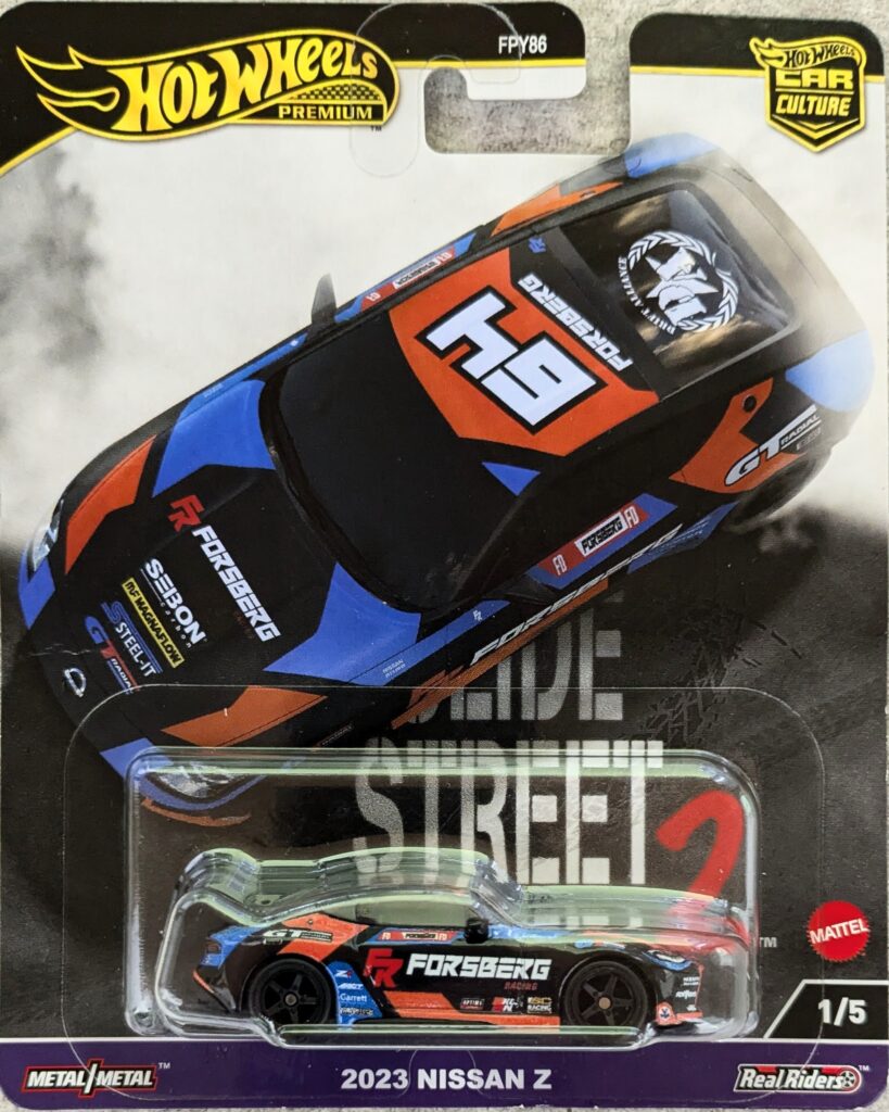 hotwheels collection
2024
Car Culture: Slide Street 2
2023 Nissan Z