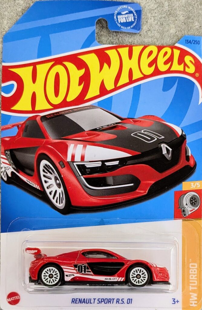 hotwheels collection
2023
HW Turbo
Renault Sport R.S. 01