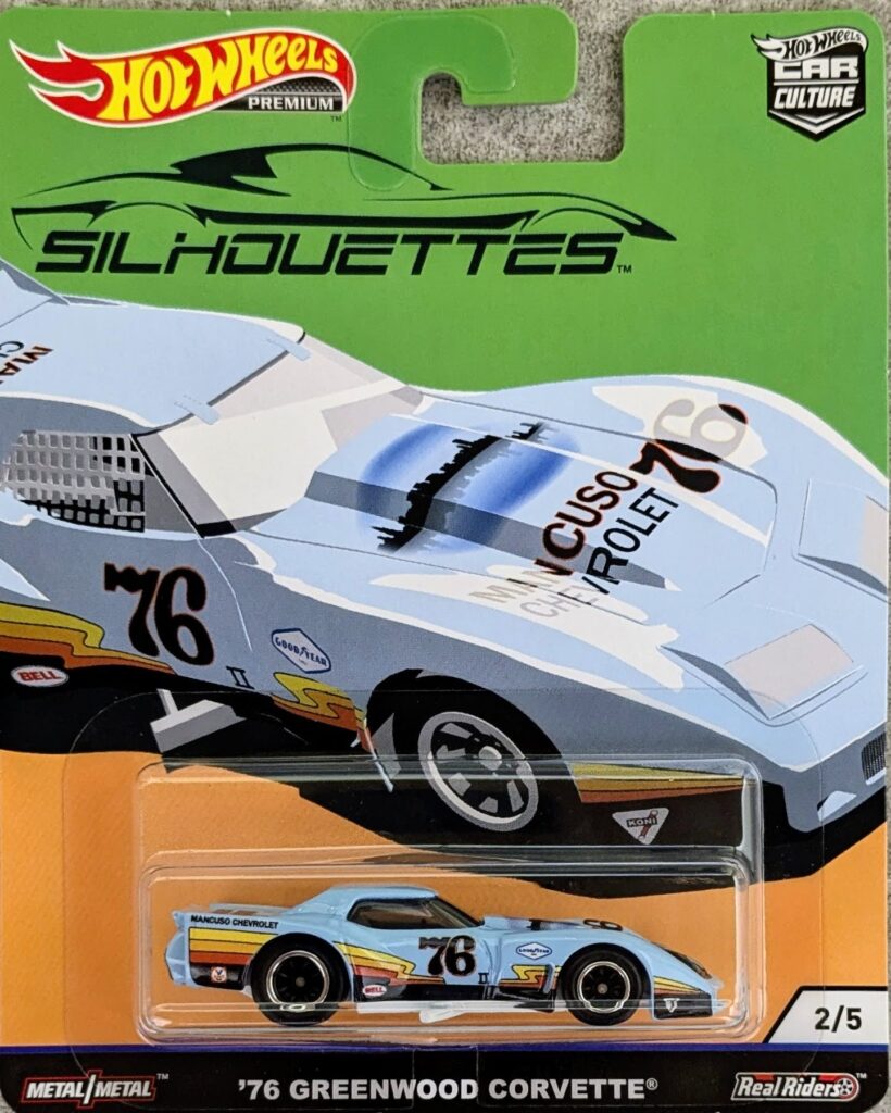 hotwheels collection
2019
Car Culture: Silhouettes
'76 Greenwood Corvette