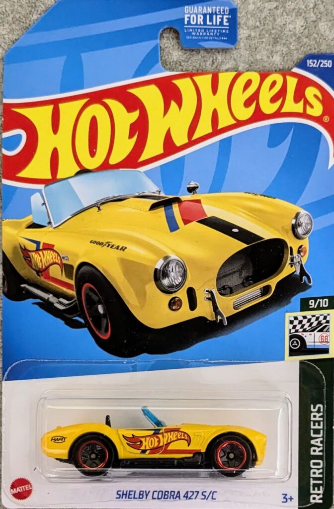 hotwheels collection
2022
Retro Racers
Shelby Cobra 427 S/C