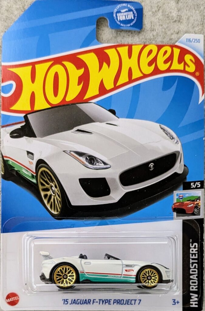 hotwheels collection
2024
HW Roadsters
'15 Jaguar F-Type Project 7