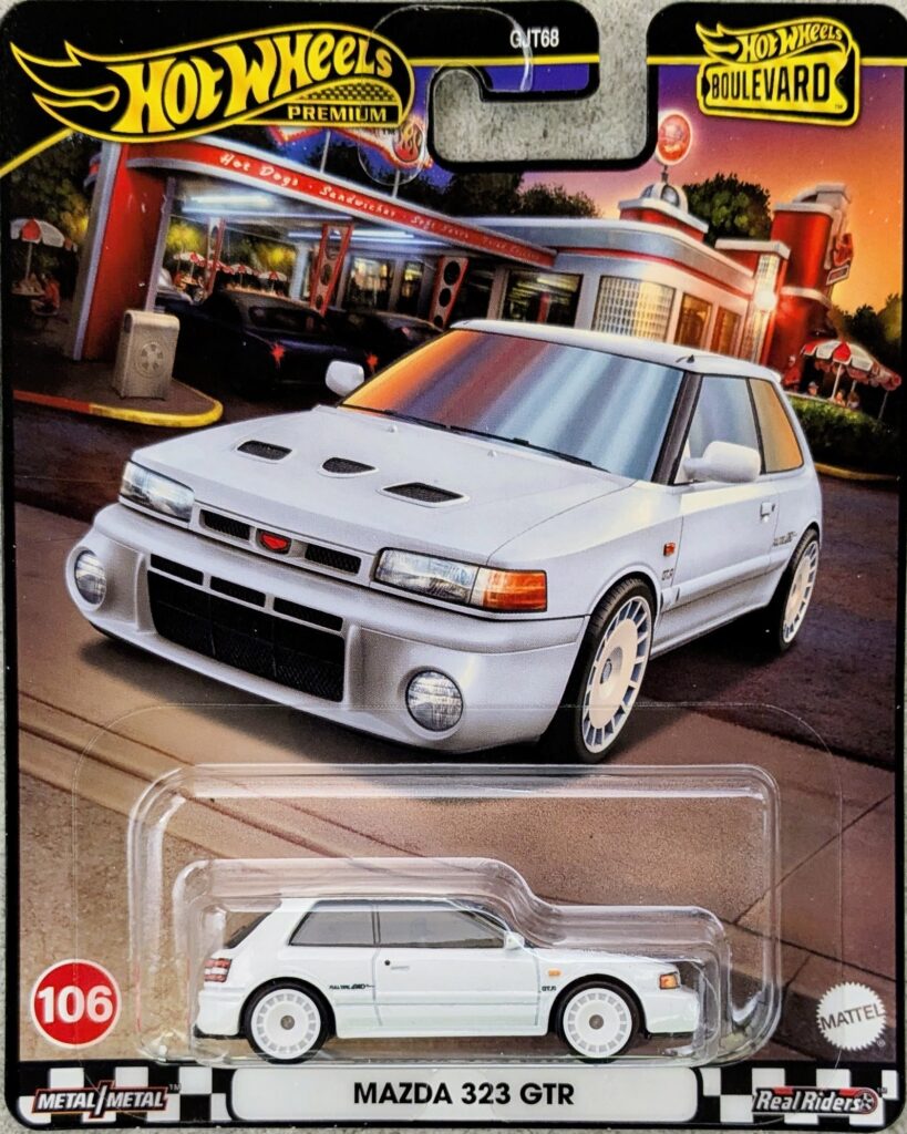 hotwheels collection
2024
Hot Wheels Boulevard
Mazda 323 GTR