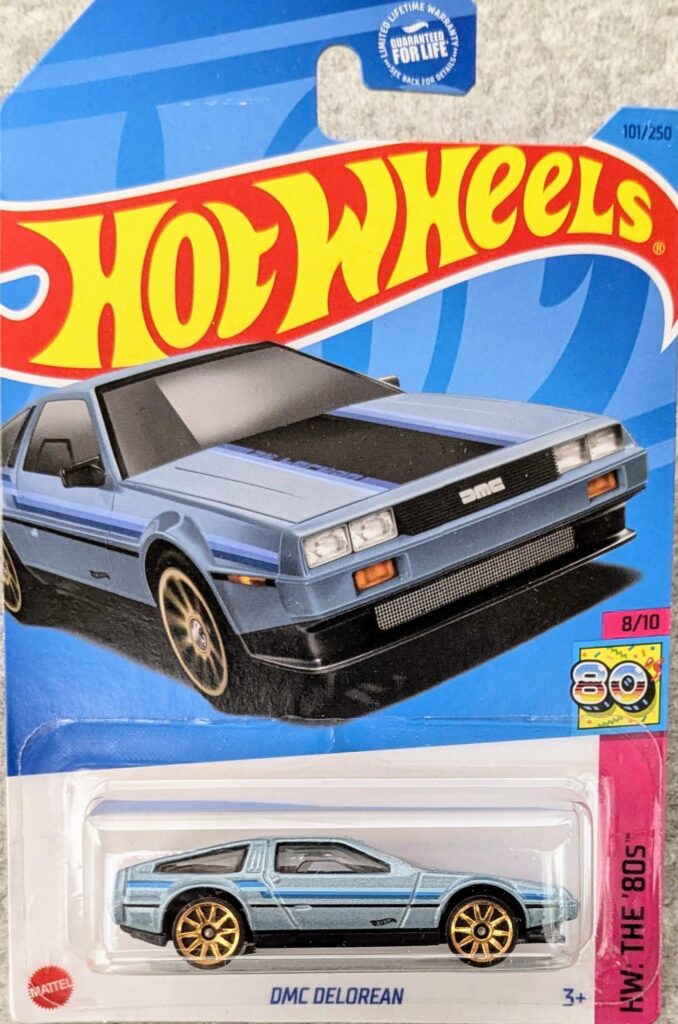 hotwheels collection
2023
HW: The '80s
DMC DeLorean