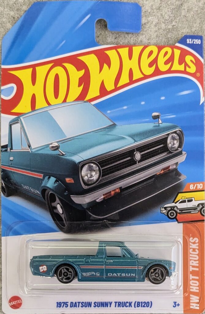 2025 Hot Wheels HW Hot Trucks 1975 Datsun Sunny Truck (B120)